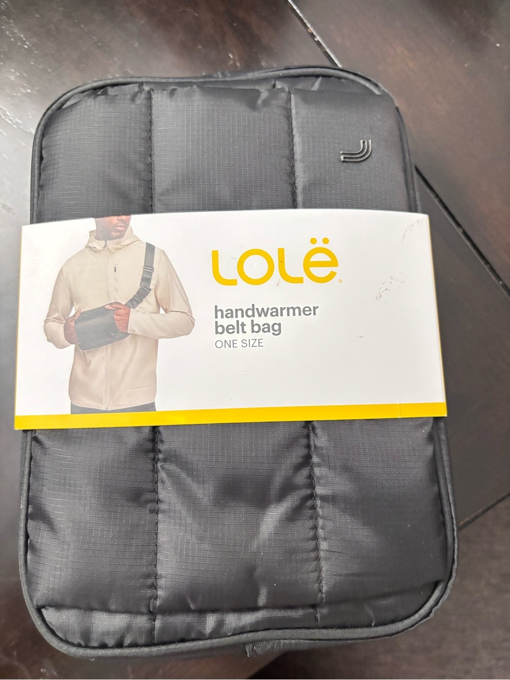 Lole Black Handwarmer Crossbody Belt Bag